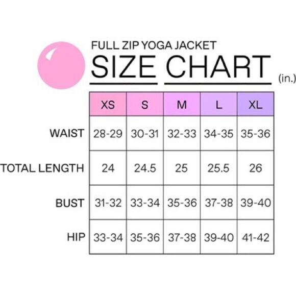 NWOT Yogalicious Womens Ultra Soft Full Zip Yoga Jacket Auburn Night Sz M - Picture 8 of 8